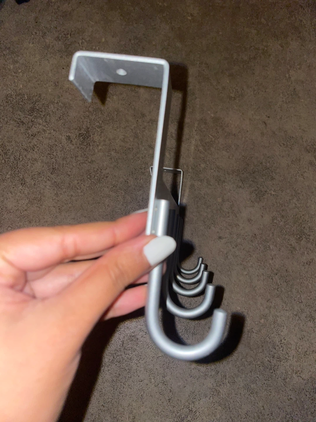 Over-the-Door Hook Rack - Silver - photo 2
