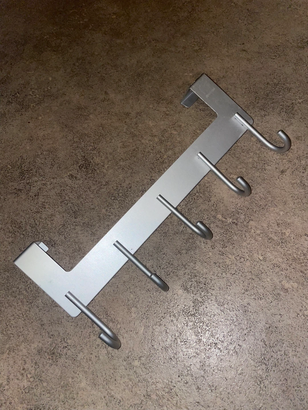 Over-the-Door Hook Rack - Silver
