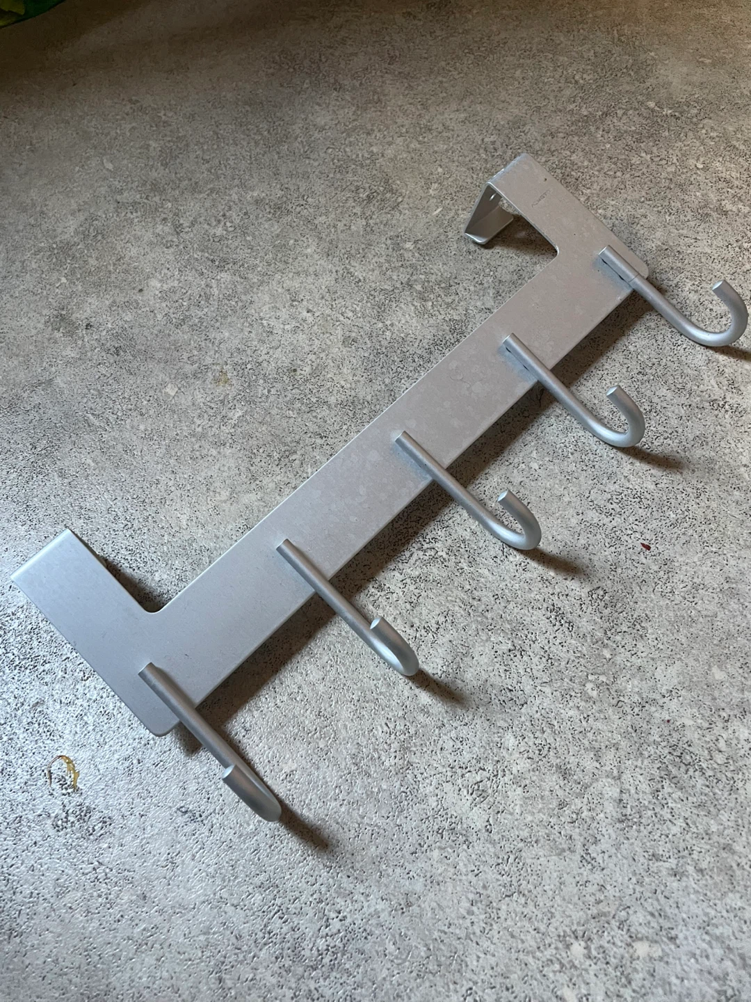 Over-the-Door Hook Rack - Silver - photo 3