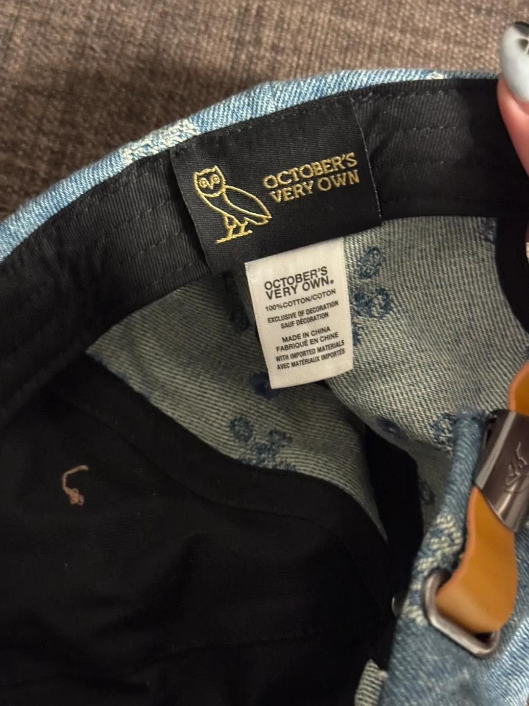 October's Very Own (OVO) Denim Hat image indicator(2)