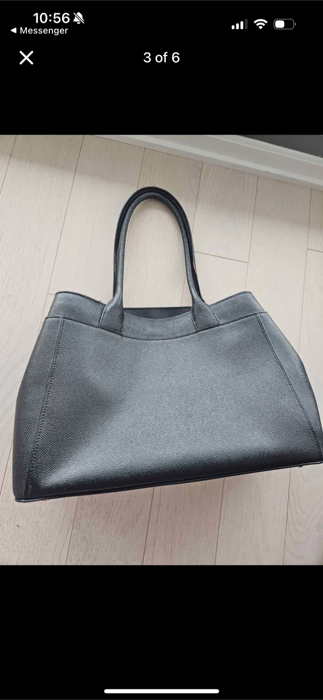 Coach Black Leather Casey Tote - photo 2