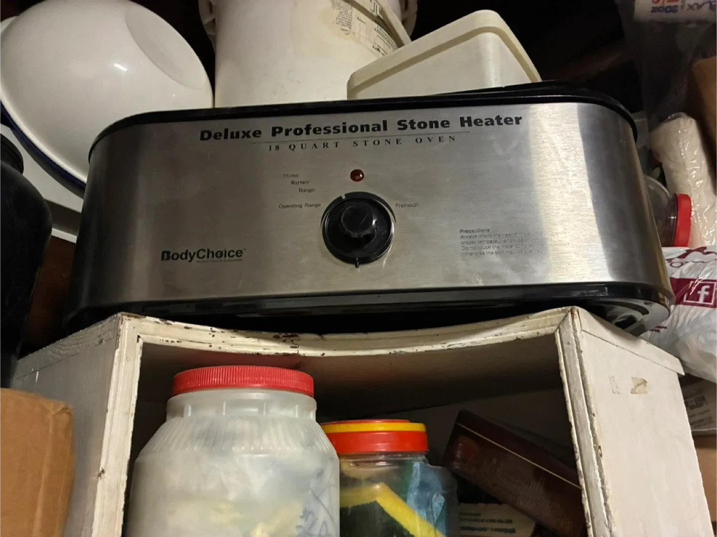 BodyChoice Deluxe Professional Stone Heater 18 Quart image indicator(2)