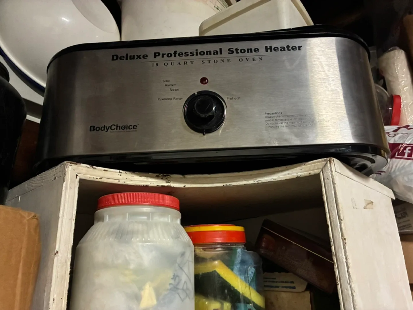 BodyChoice Deluxe Professional Stone Heater 18 Quart image indicator(4)