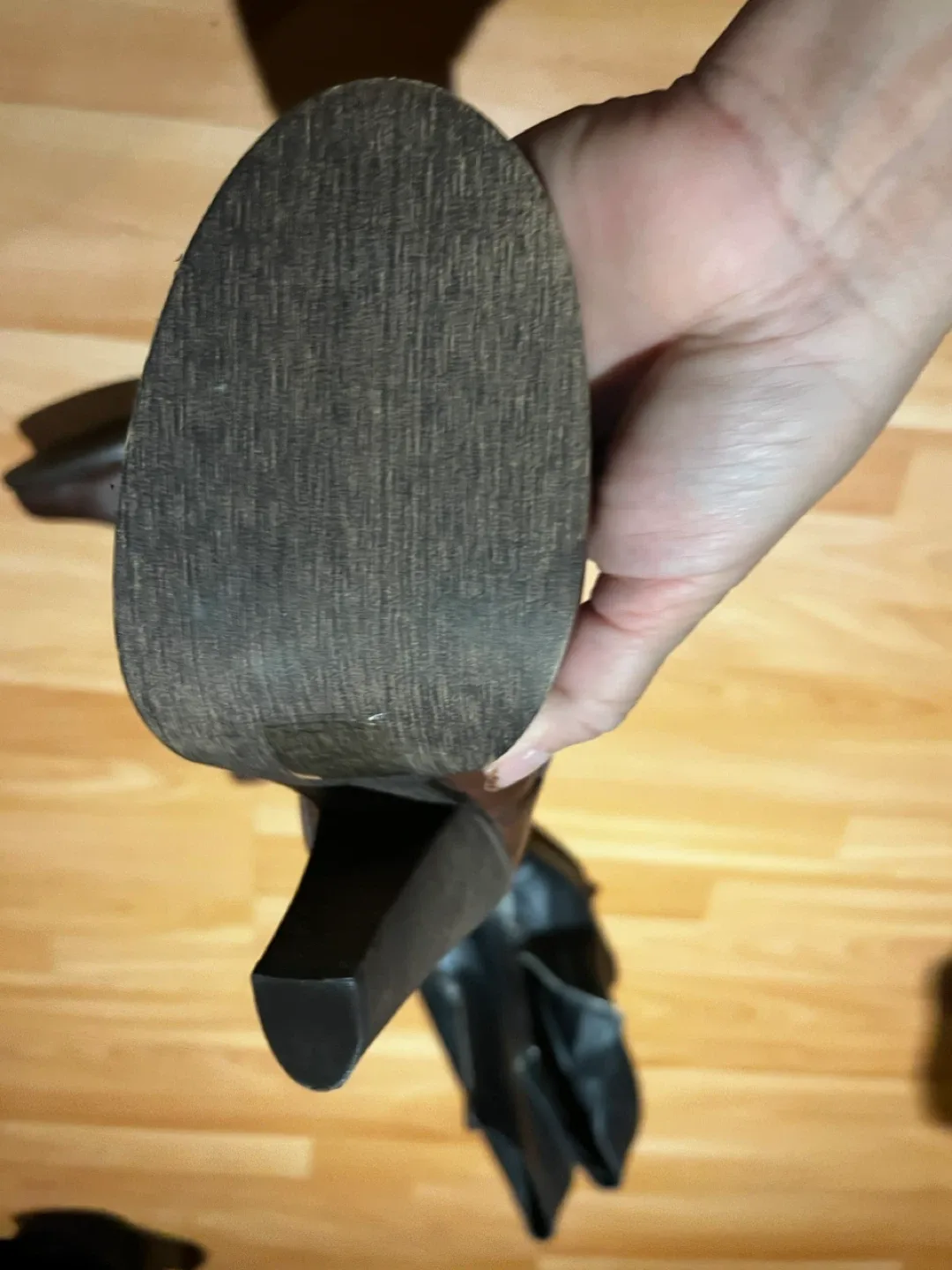 Brown Leather Heeled Ankle Boots image indicator(2)