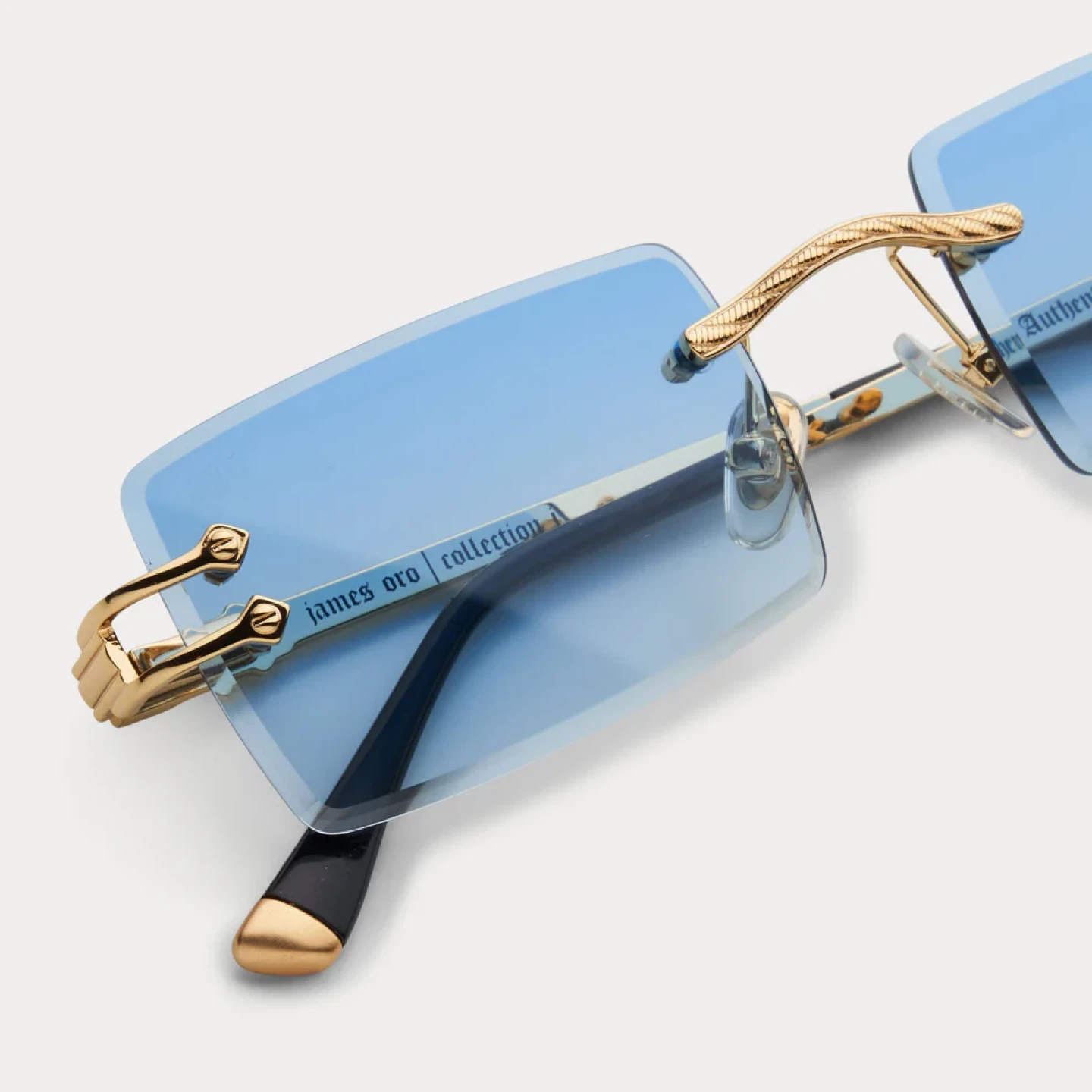 James Oro Collection I Authentic II Blue Sunglasses - photo 2