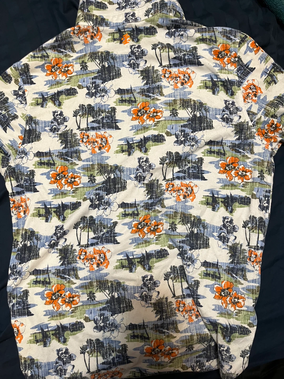 Travis Mathew Floral Patterned Shirt