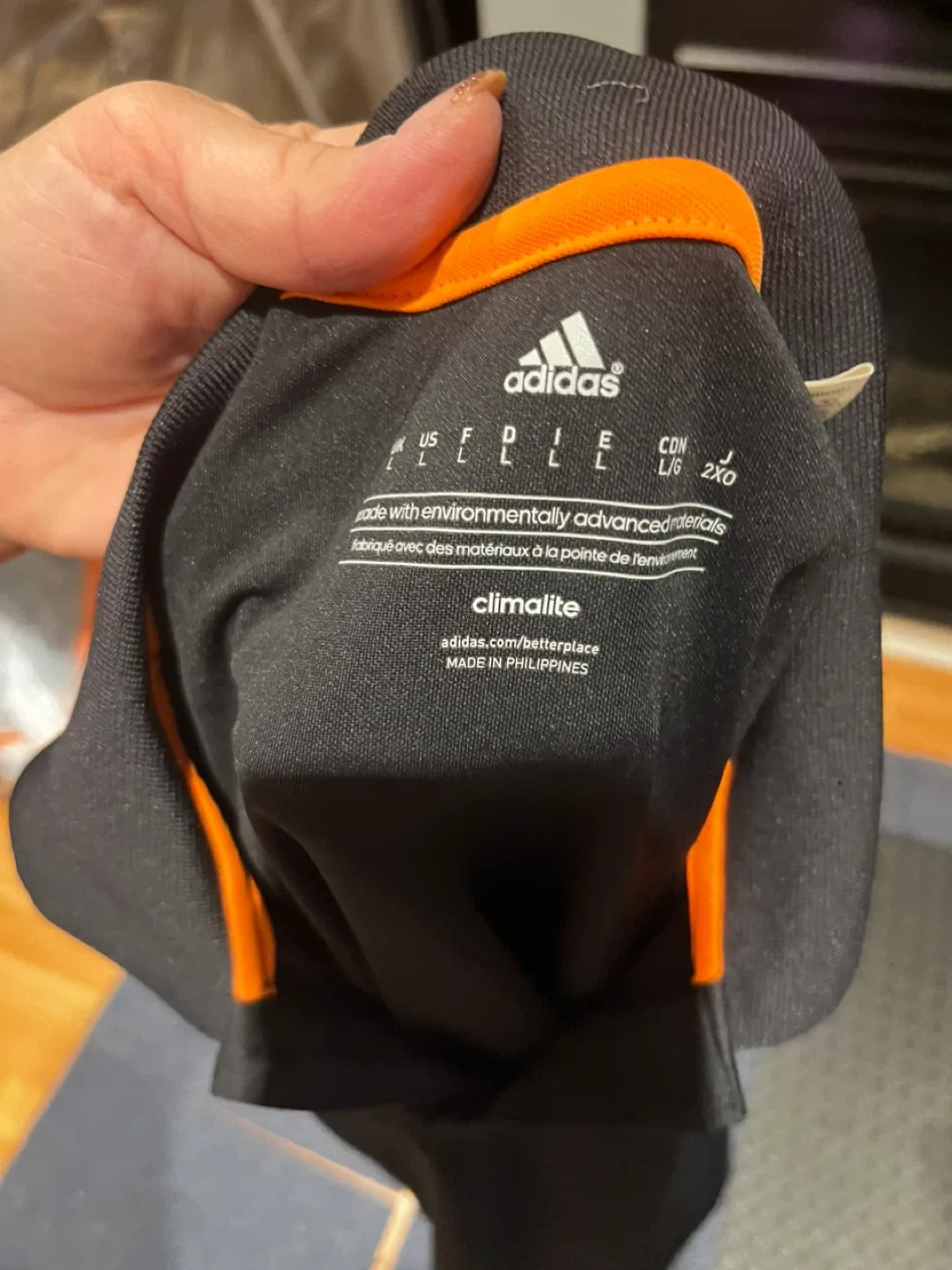 Adidas ClimaLite Polo Shirt - Black, Size L image indicator(2)