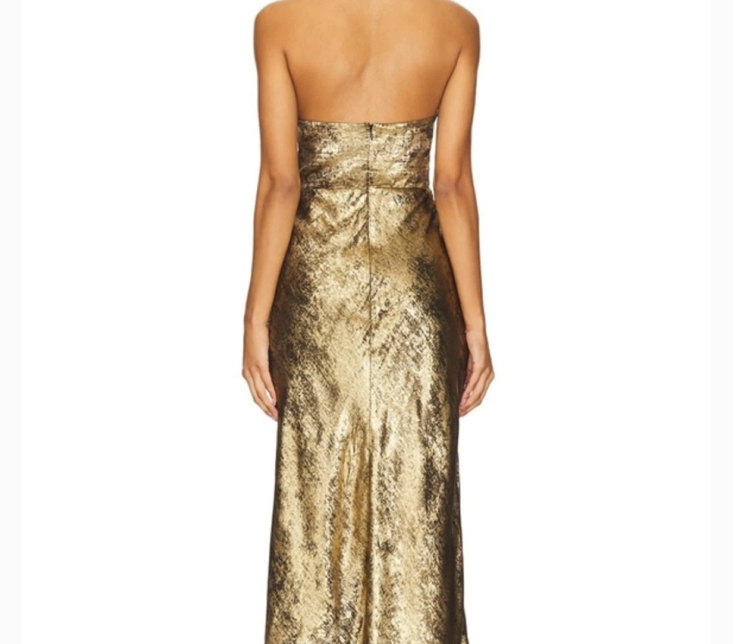 REVOLVE NBD Gold Halter Gown - photo 2