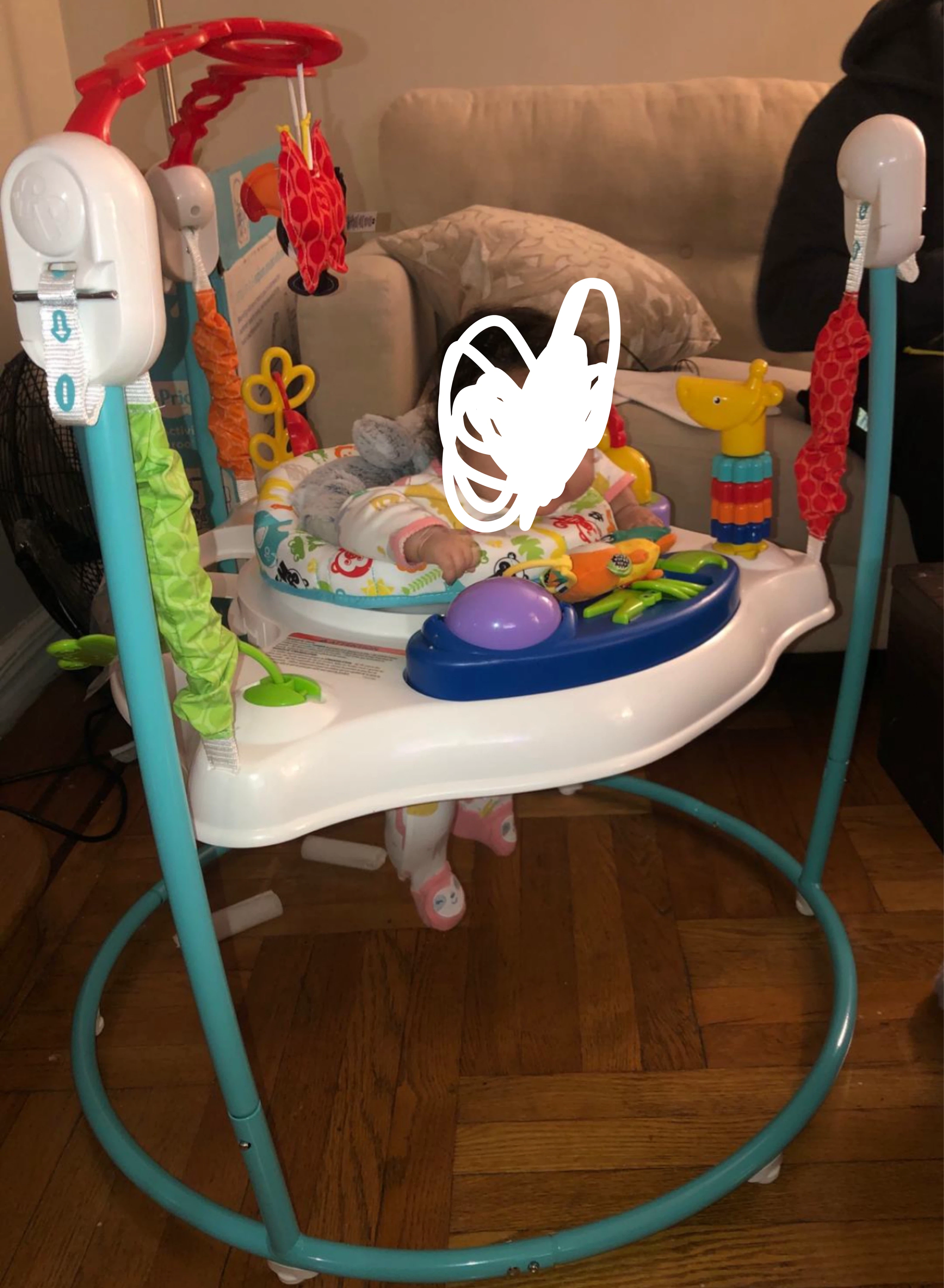 Bouncer and Baby Gym