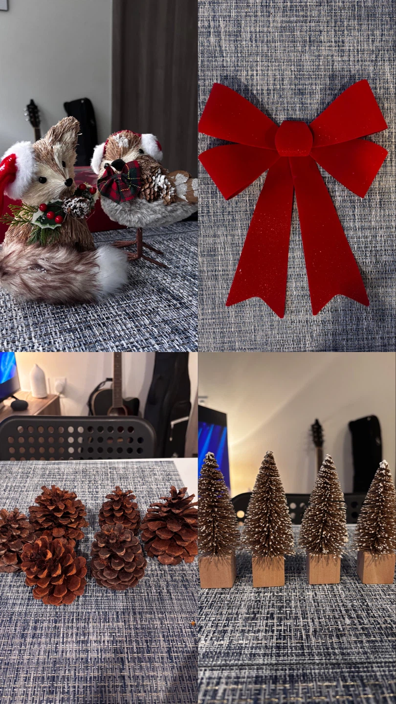 7ft Pre-lit Pencil Christmas Tree and Decoration Package - photo 5