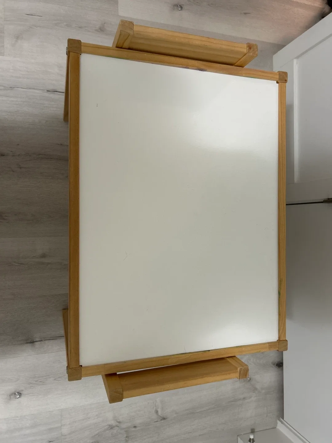 LÄTT Children's table and 2 chairs, white/pine image indicator(5)