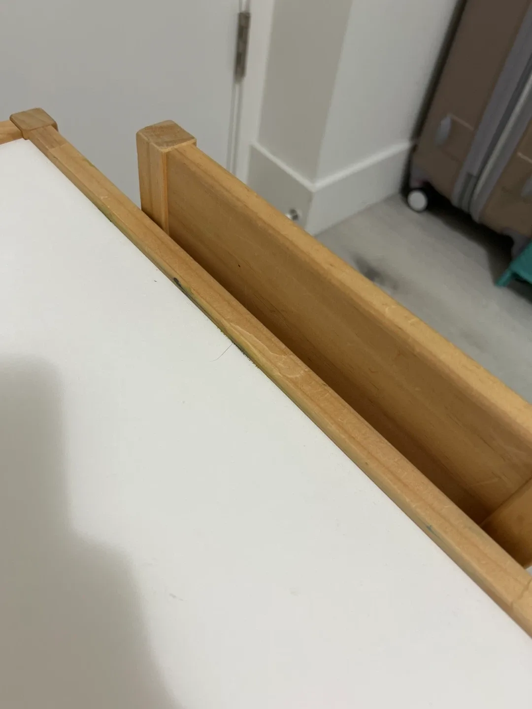 LÄTT Children's table and 2 chairs, white/pine image indicator(7)