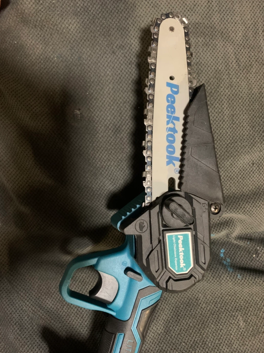 PeekTook Mini Cordless Chainsaw - Teal - photo 3