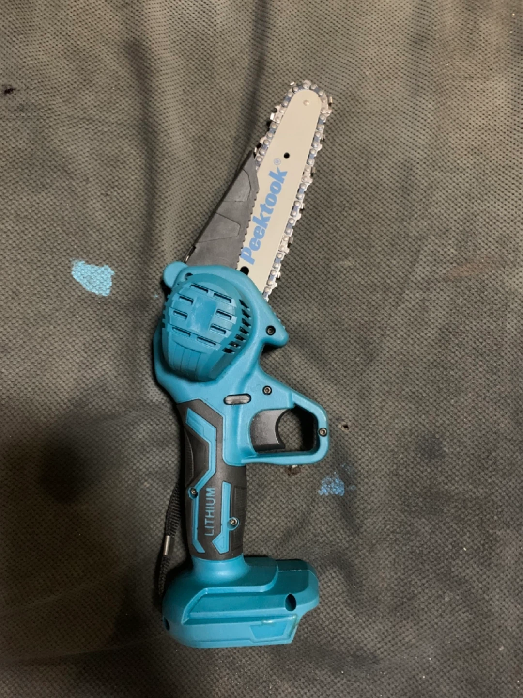 PeekTook Mini Cordless Chainsaw - Teal - photo 2