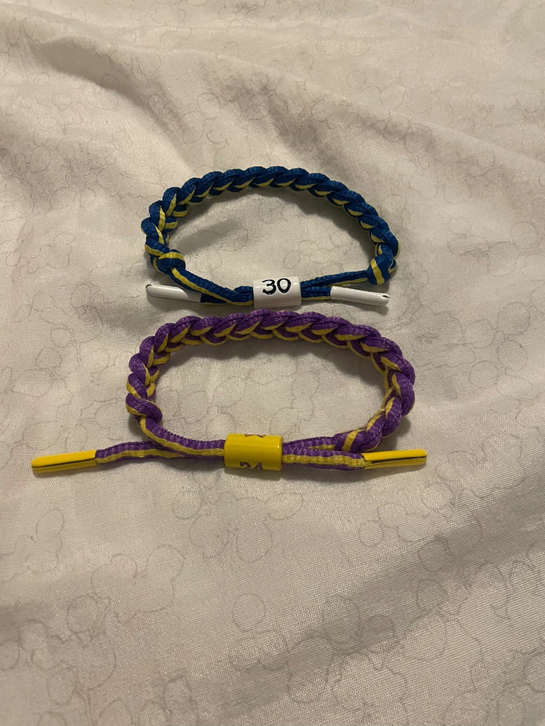 Basketball player bracelets