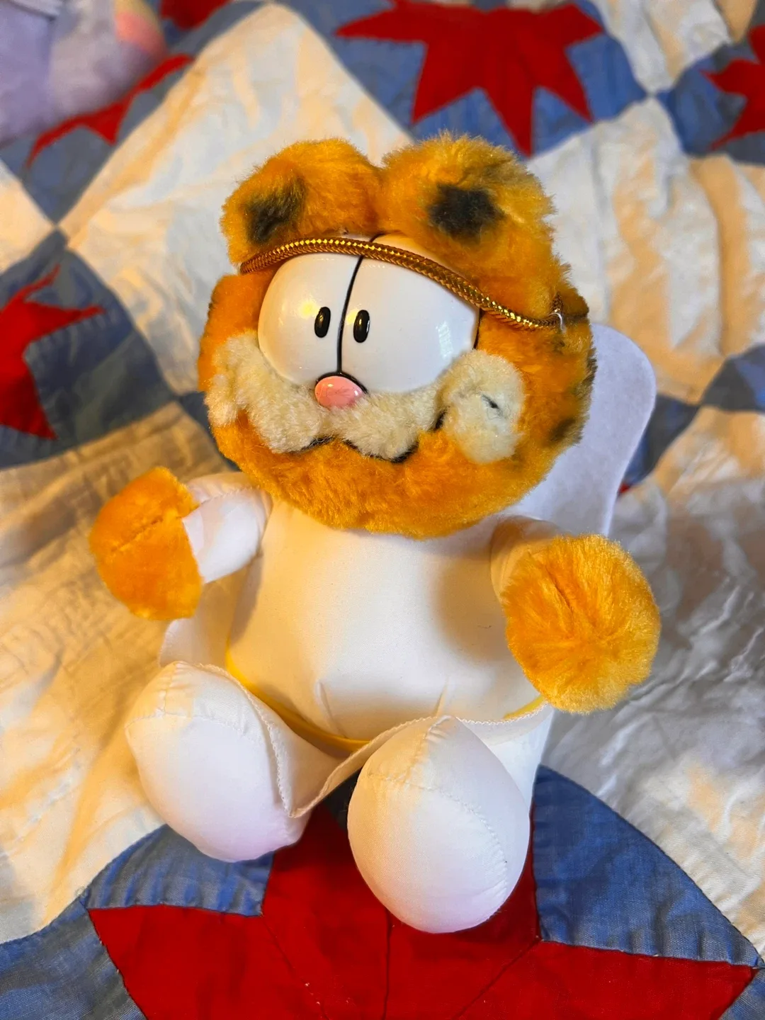 Vintage Garfield Angel Plush Toy image indicator(2)
