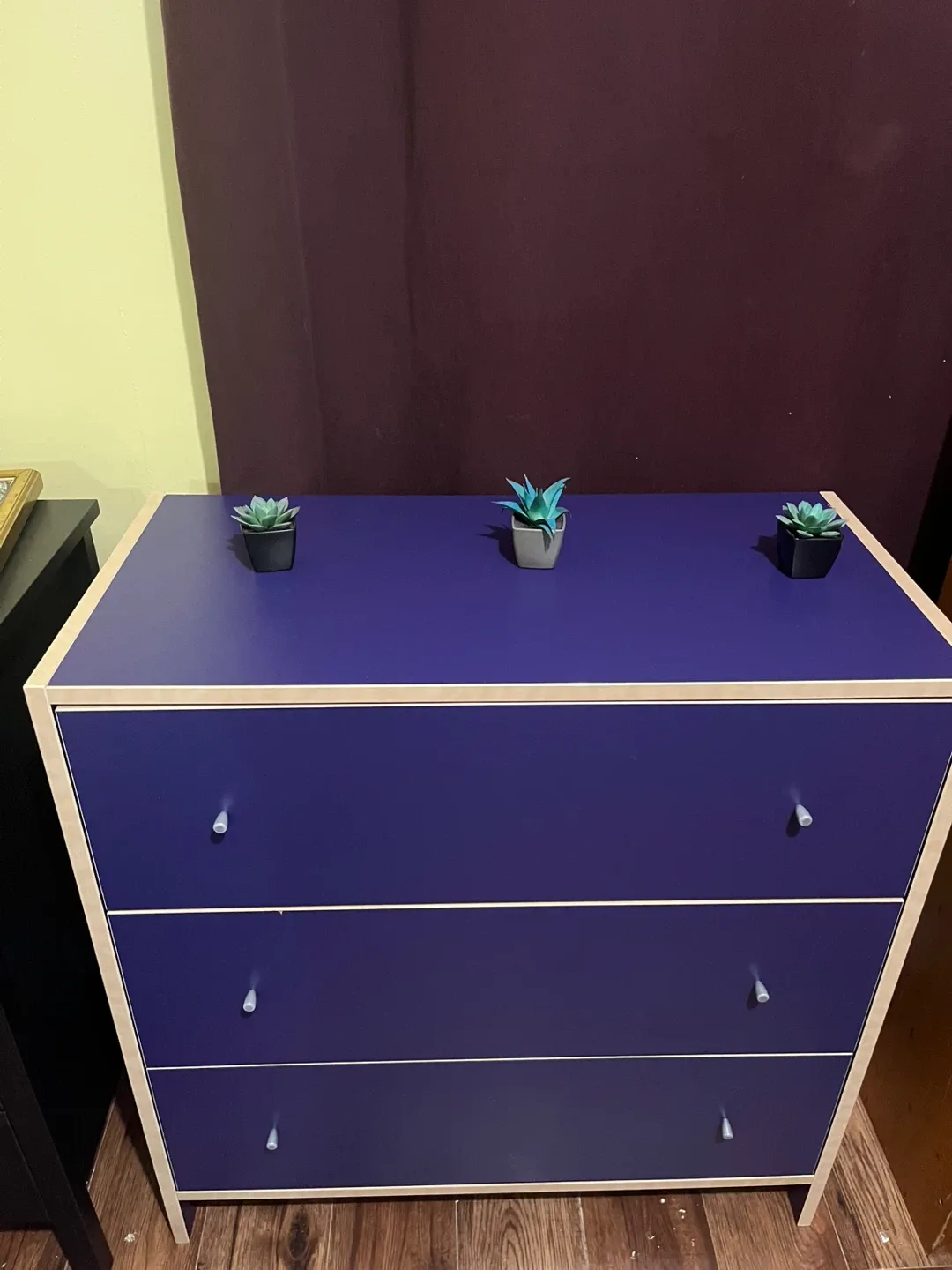 IKEA robins Purple 3-Drawer Dresser image indicator(3)