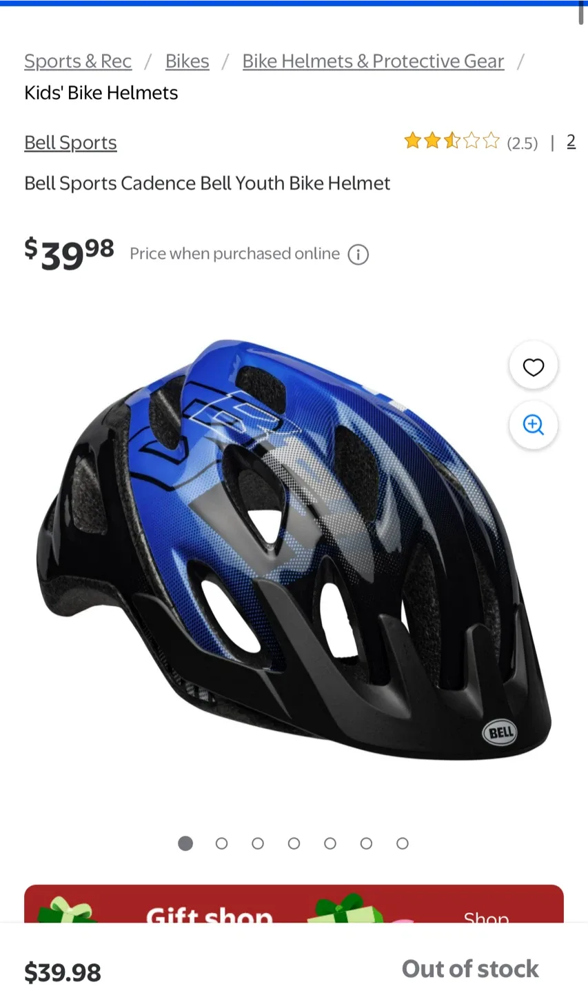 Bell Bike Helmet - Blue/Black image indicator(6)