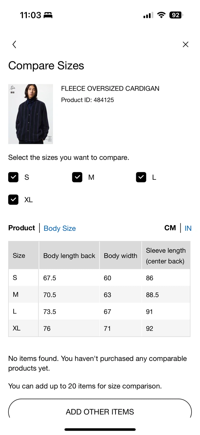 Uniqlo x Needles Fleece Oversized Cardigan - Black XL - photo 4