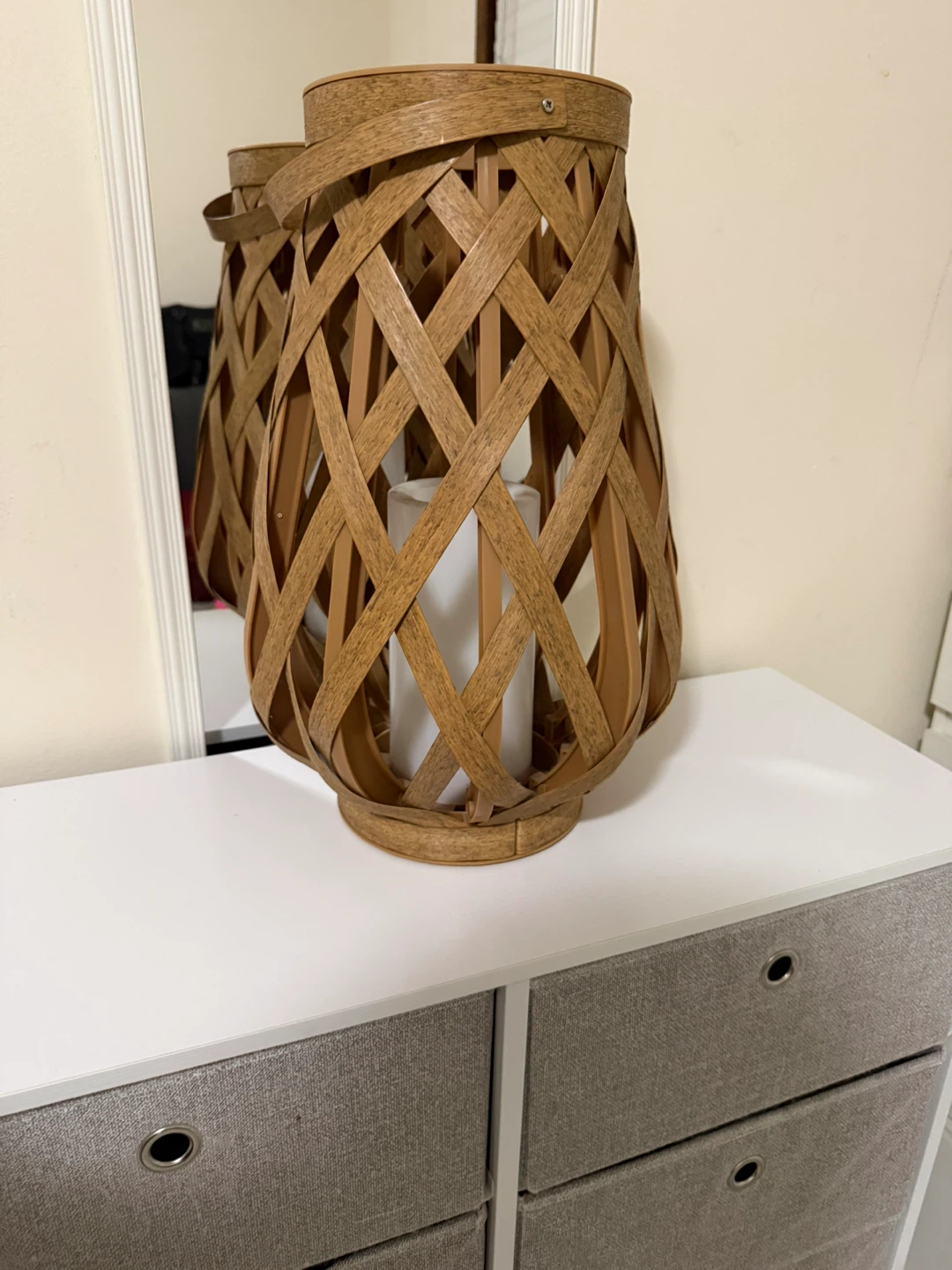 Festividad Woven Basket LED Lantern 17.5 in - photo 3