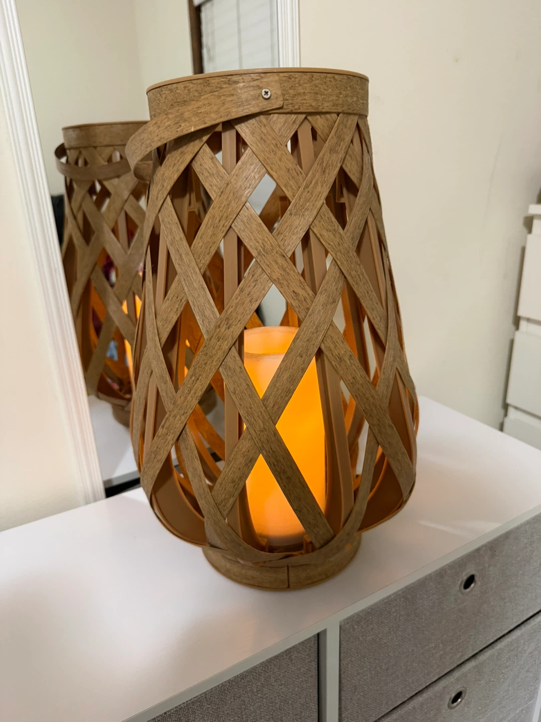 Festividad Woven Basket LED Lantern 17.5 in - photo 2