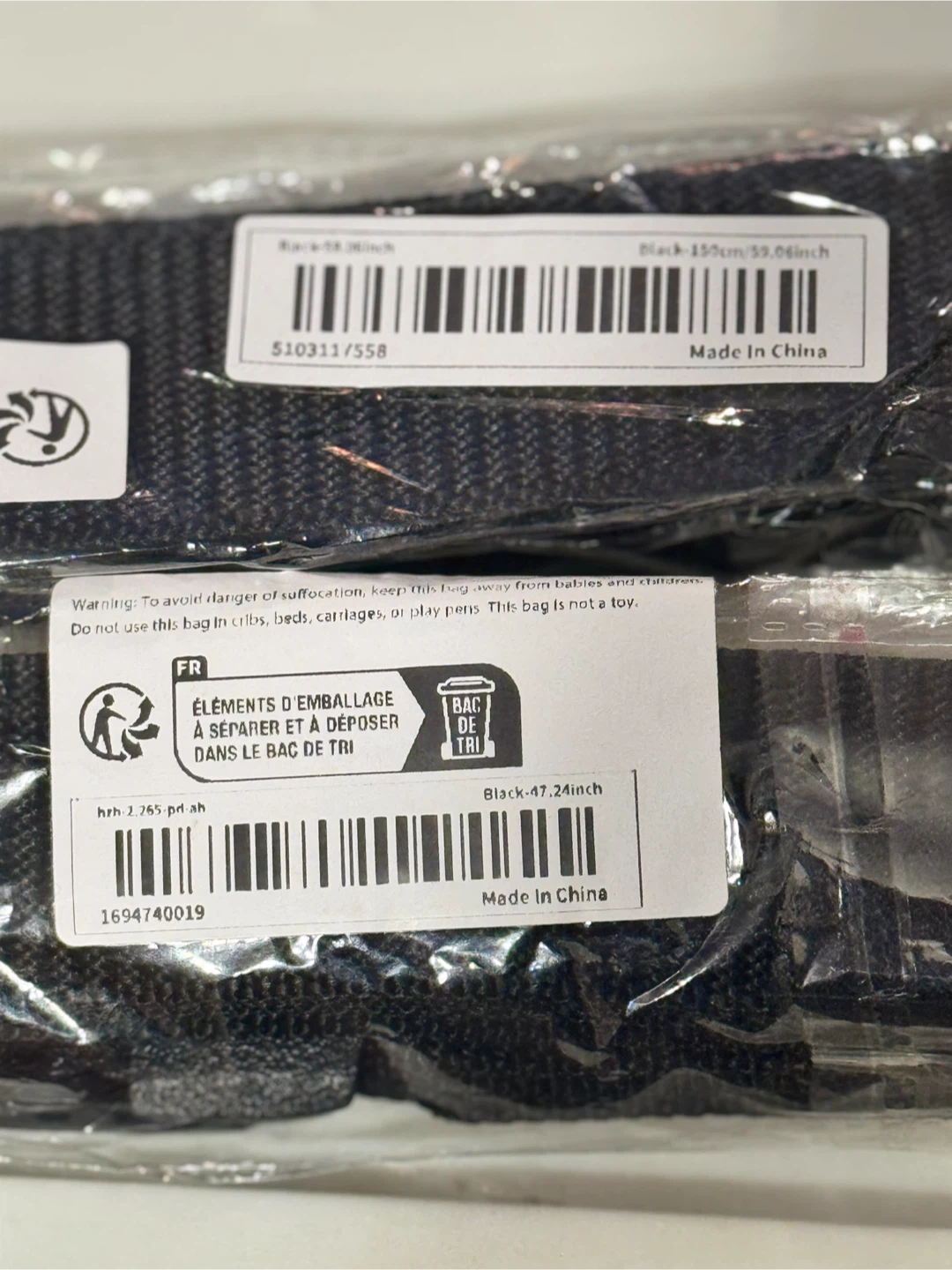 BOGO FREE MENS Black Belt 150cm/59.06inch - New - photo 3