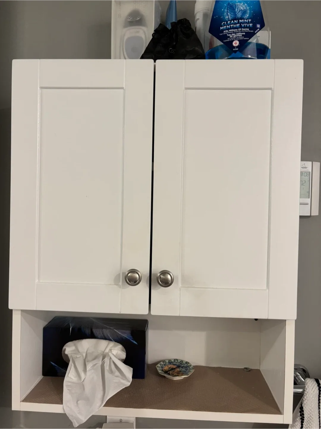 Selling 2 Glacier Bay White Bathroom Cabinet