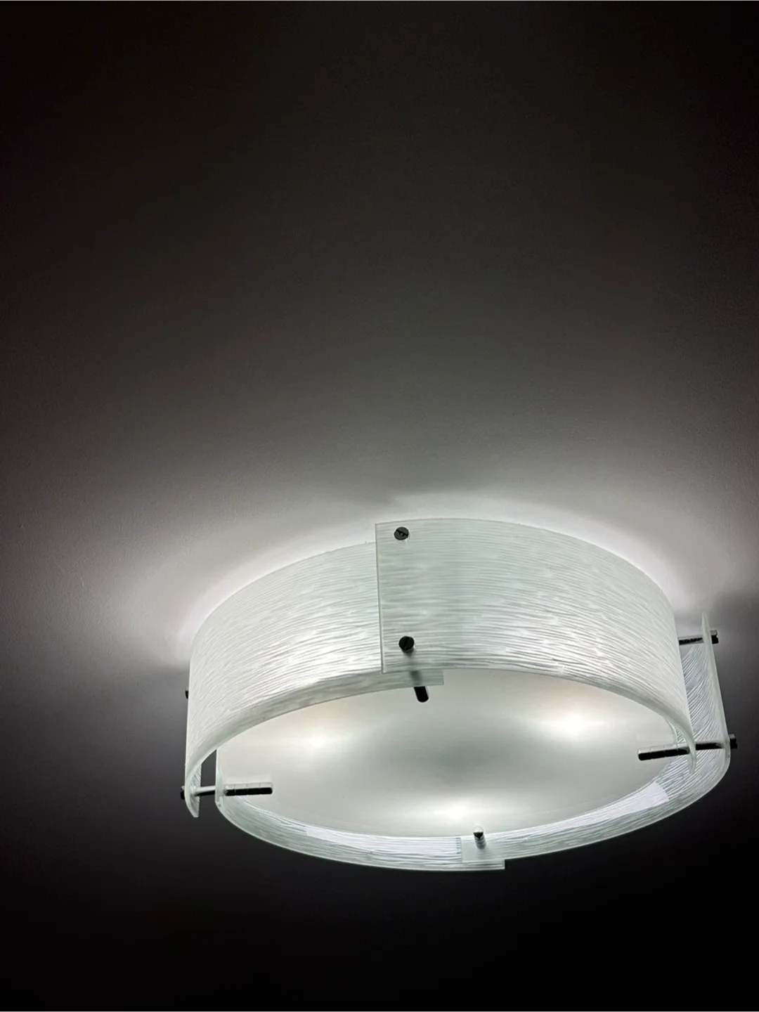 Glass Flush Mount Ceiling Light image indicator(4)