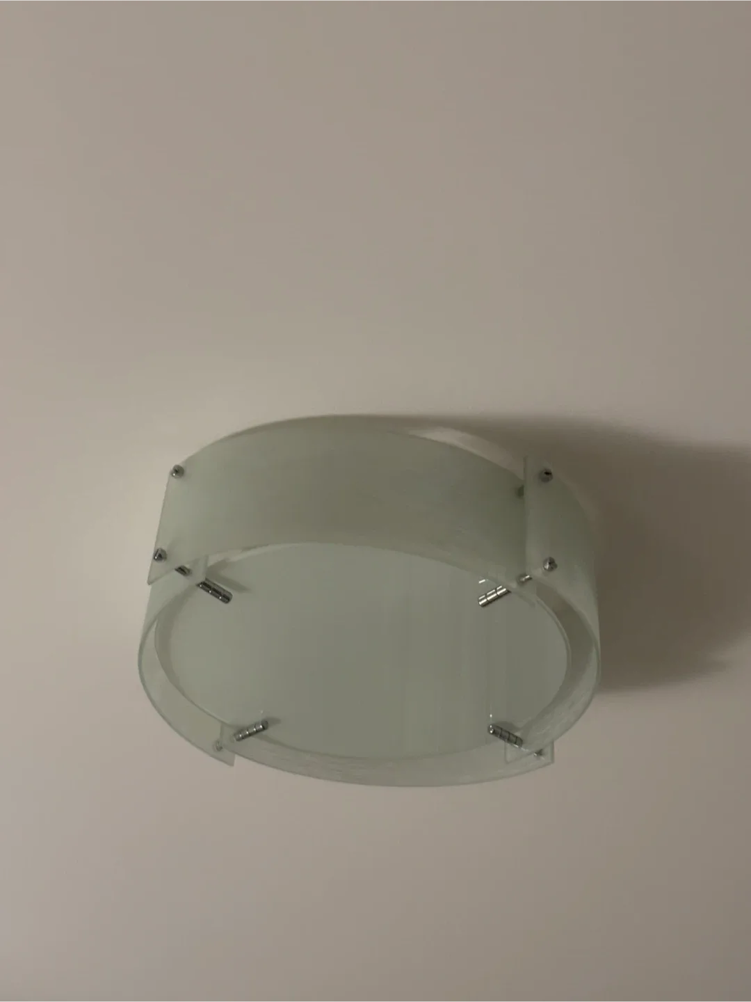 Glass Flush Mount Ceiling Light