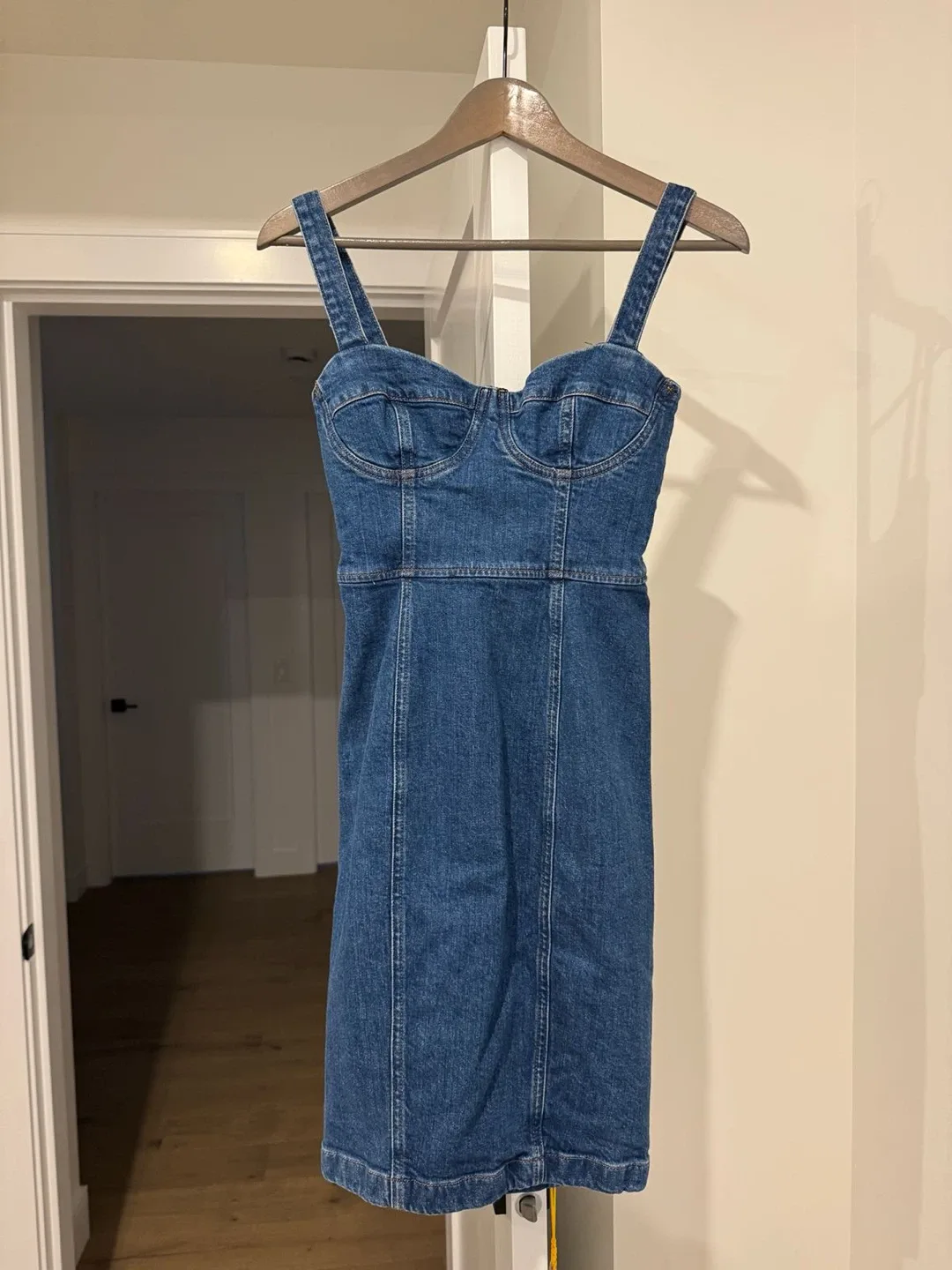 Reformation Jeans Denim Mini Dress - Size 0 thumbnail