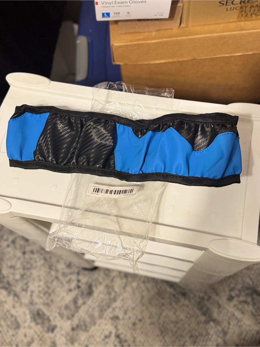 New Blue & Black Car Steering Wheel Cover