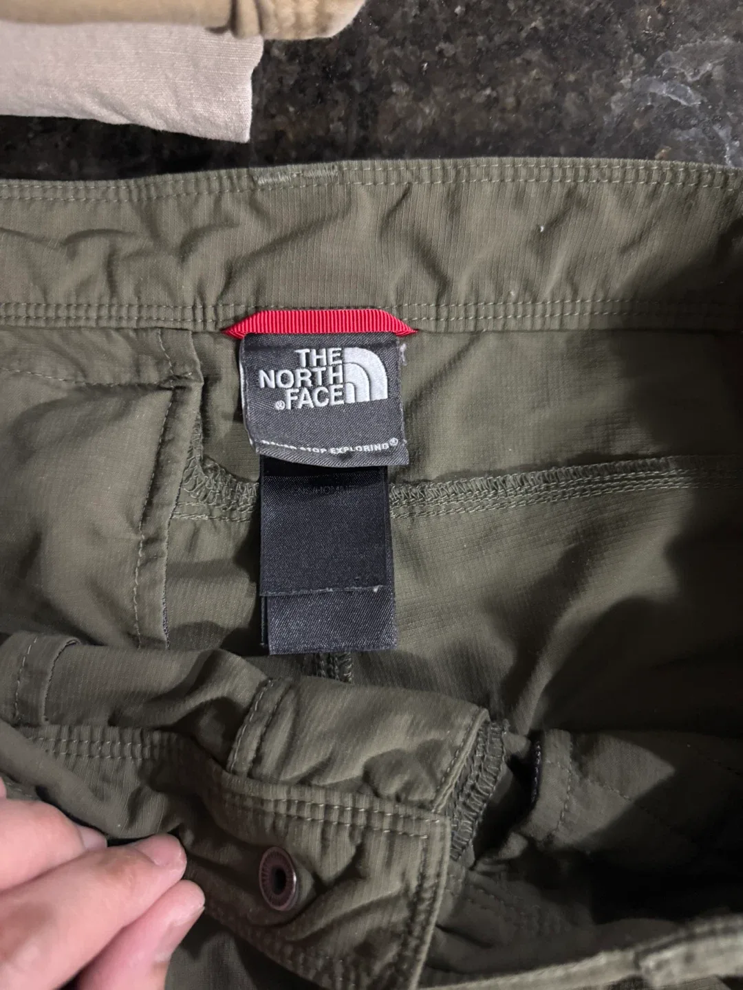 The North Face Olive Shorts medium image indicator(3)