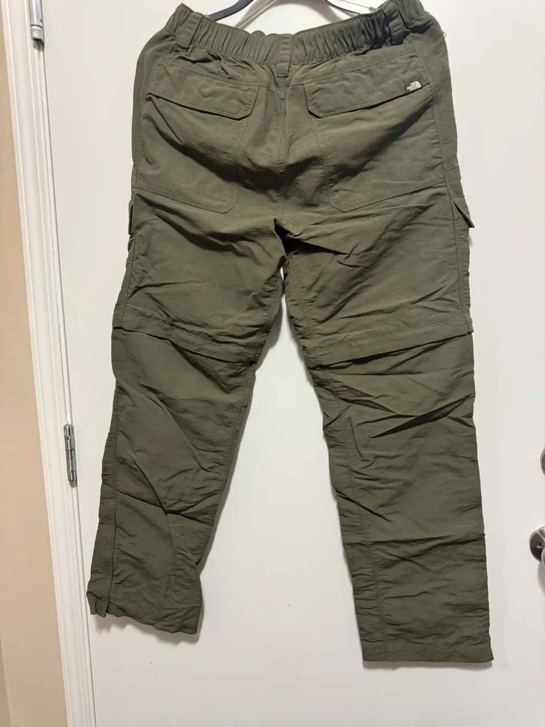 Mens The North Face Olive Convertible Hiking Pants S/P image indicator(2)