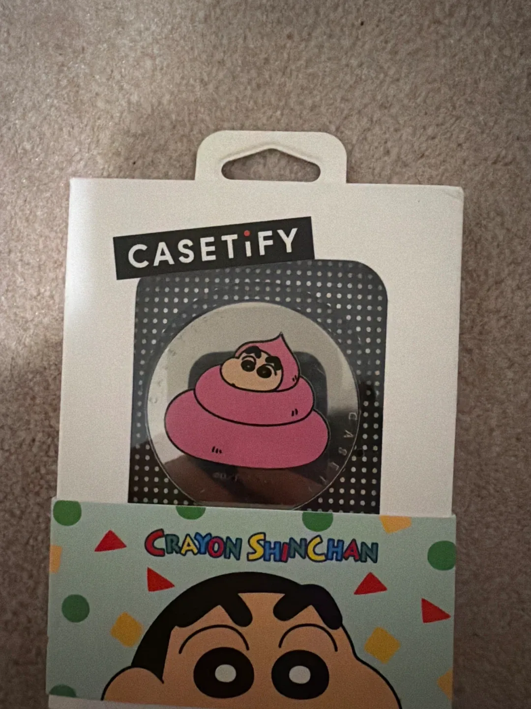 Casetify Crayon Shinchan iPhone 14 Pro Case & Pop Socket image indicator(3)
