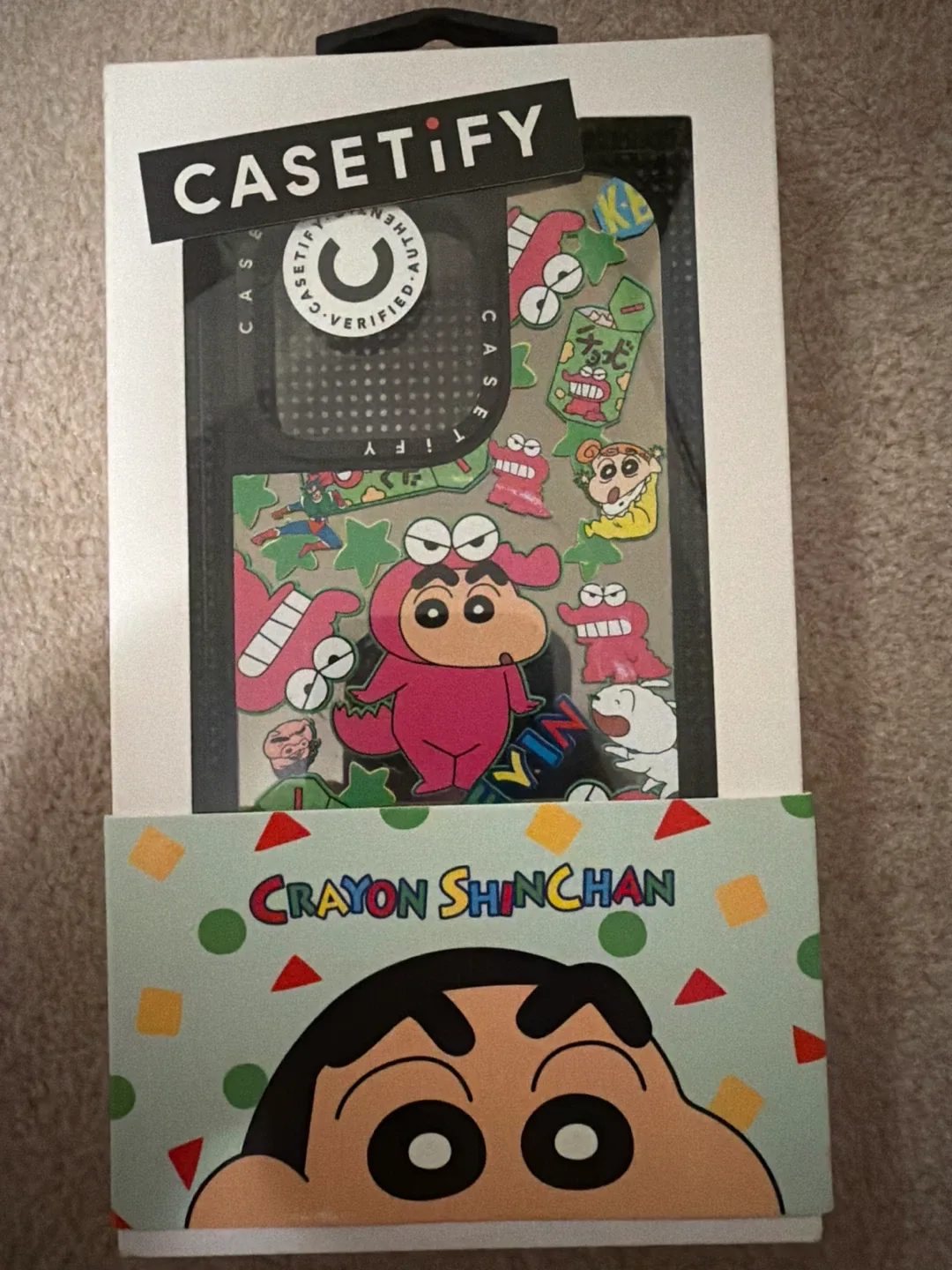 Casetify Crayon Shinchan iPhone 14 Pro Case & Pop Socket image indicator(2)
