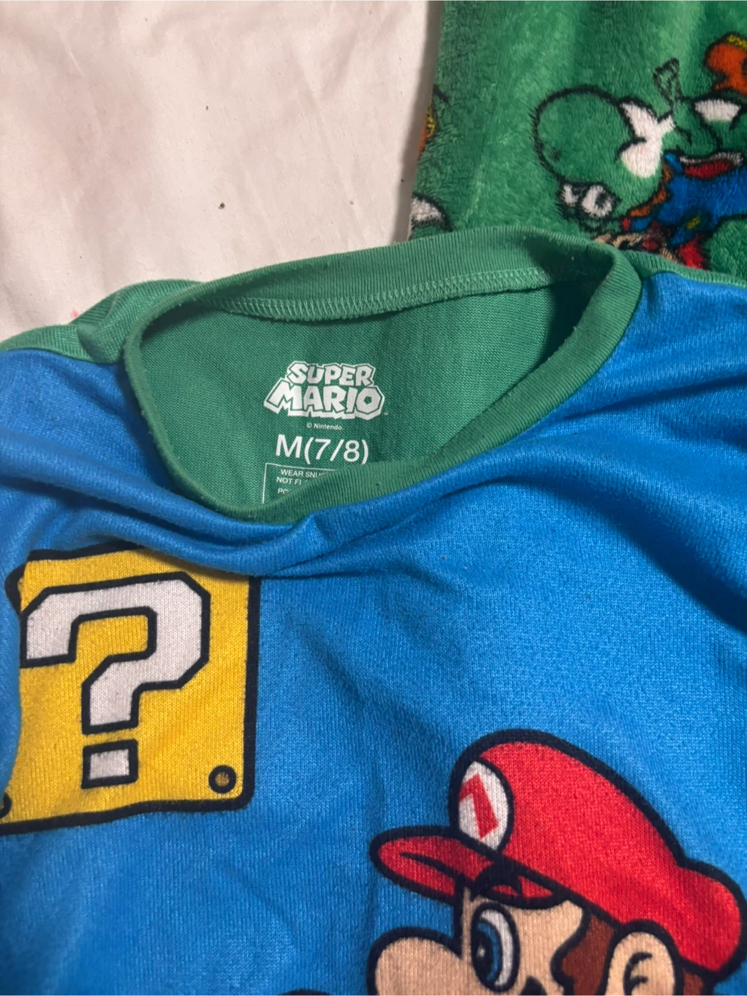 Super Mario Kids Pajama Set - Size M (7/8) - photo 2