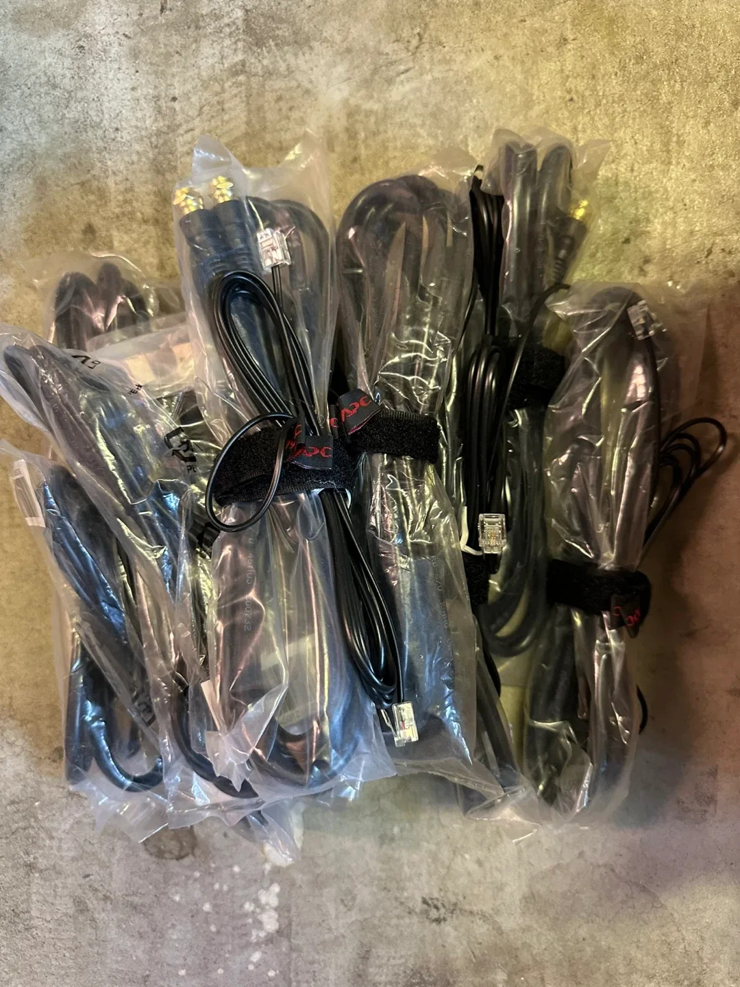 Mixed Cables Lot - Power, USB-A, VGA, Coax, DVI image indicator(4)