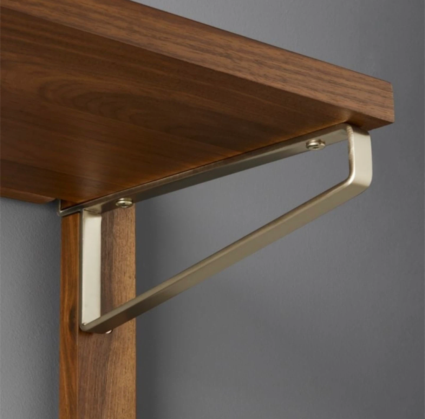 CB2 Walnut Modular Floating Shelves 39.5" - photo 2