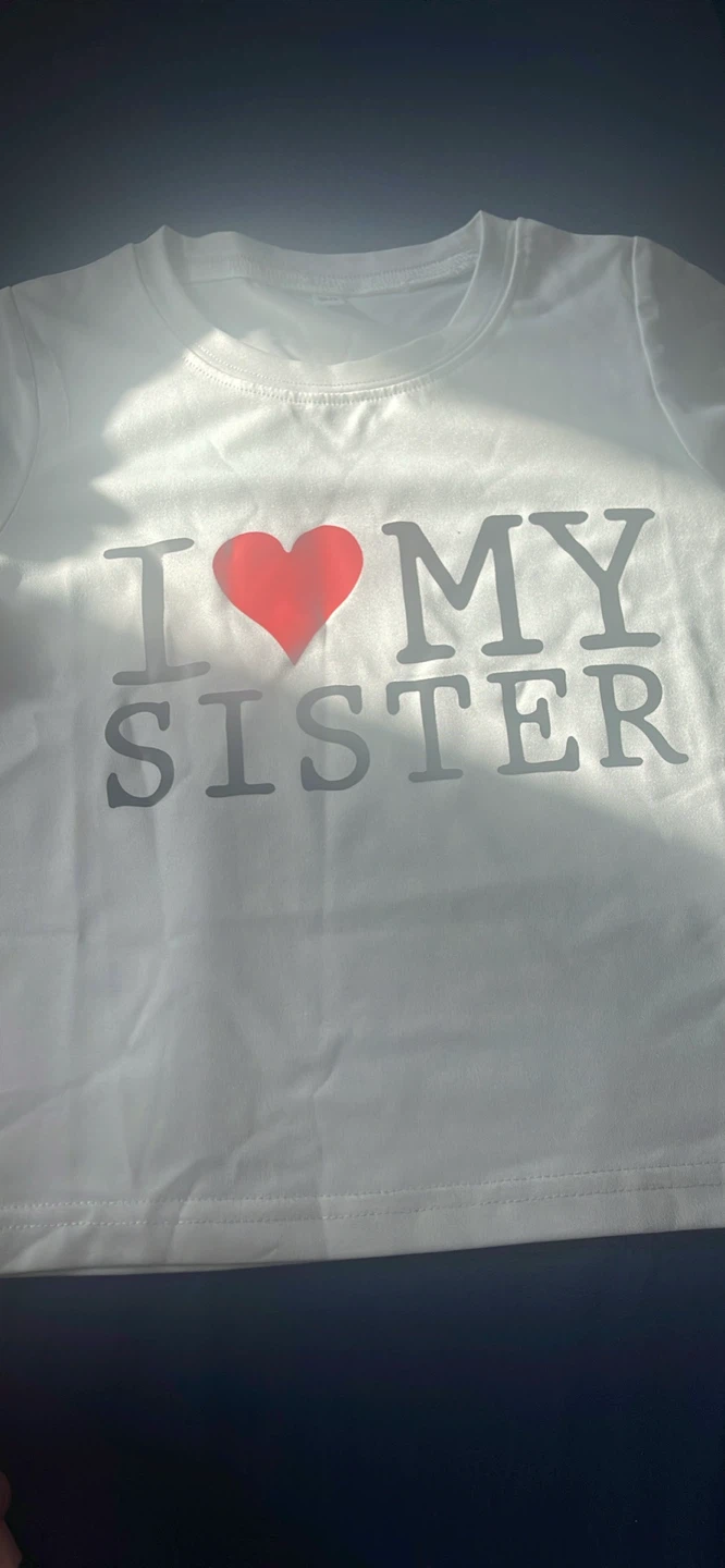 "I ❤️ MY SISTER" Kids T-Shirt - Size 110 - photo 4