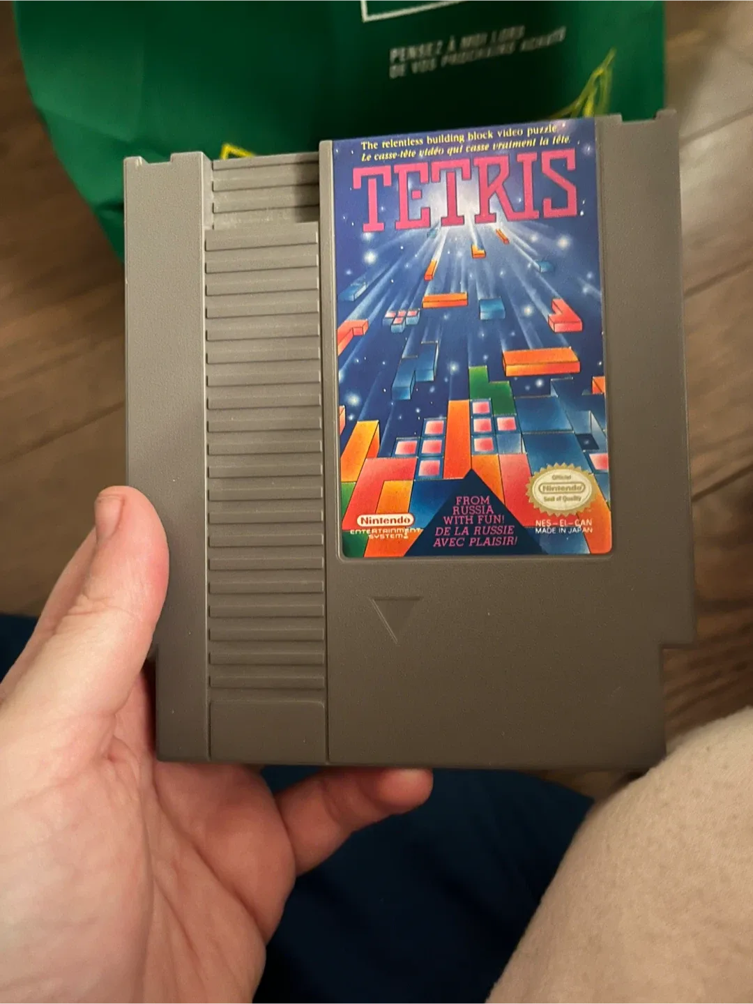 Nintendo Tetris NES Game Cartridge thumbnail