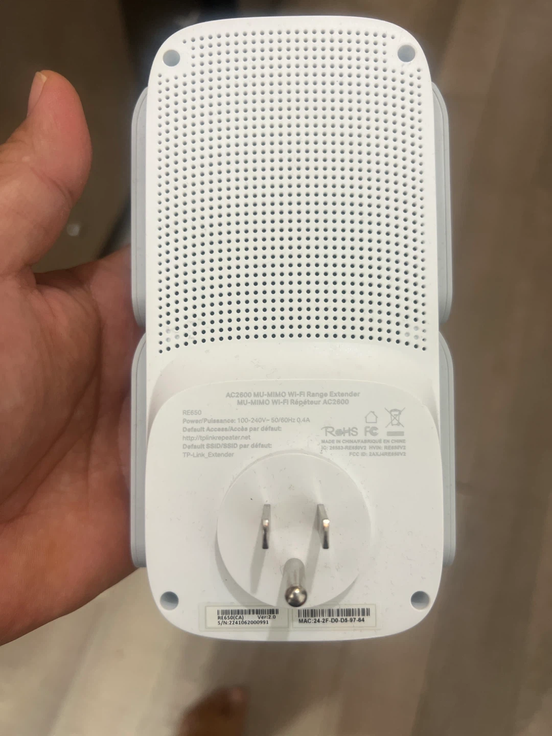 TP-Link RE650 AC2600 WiFi Range Extender - photo 3