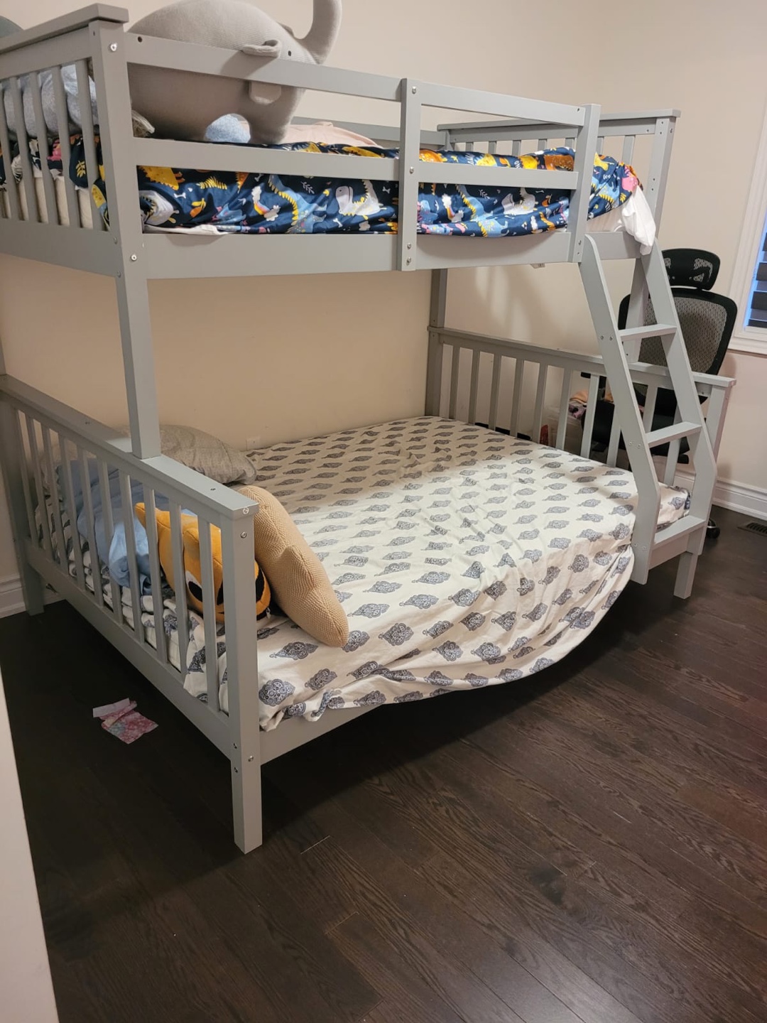 Grey Bunk Bed Frame
