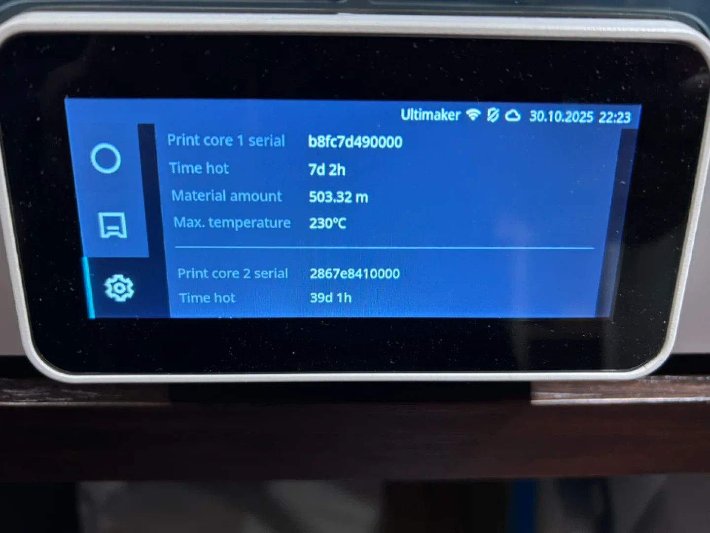 Ultimaker S5 3D Printer with air manager mint condition! image indicator(3)