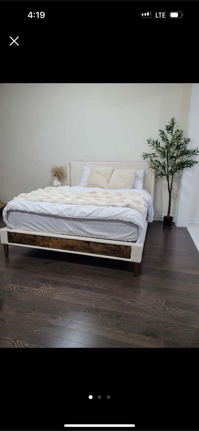 Queen Size Platform Bed Frame