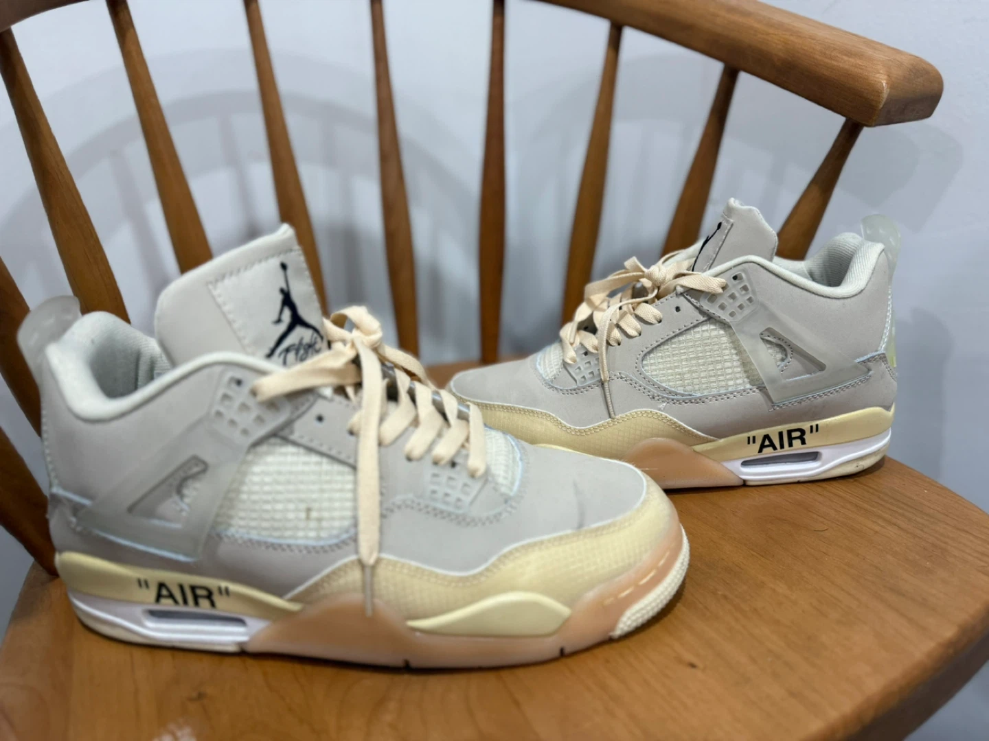 Nike Air Jordan 4 Retro Off-White Sail US “8.5” size - photo 2