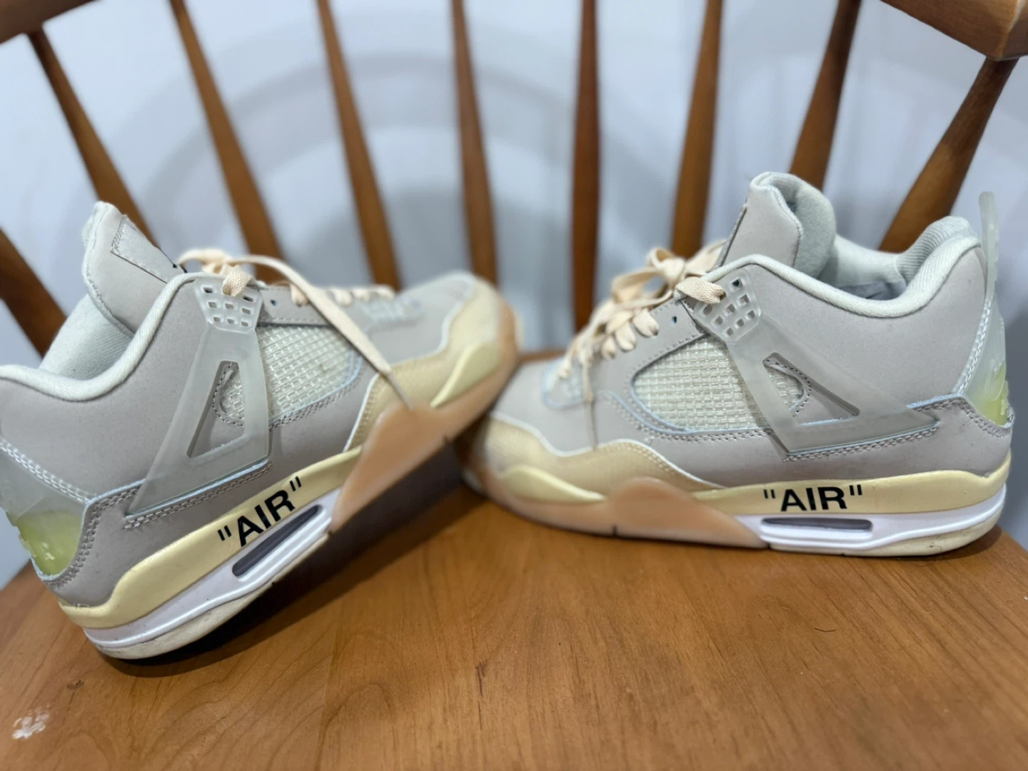 Nike Air Jordan 4 Retro Off-White Sail US “8.5” size - photo 3