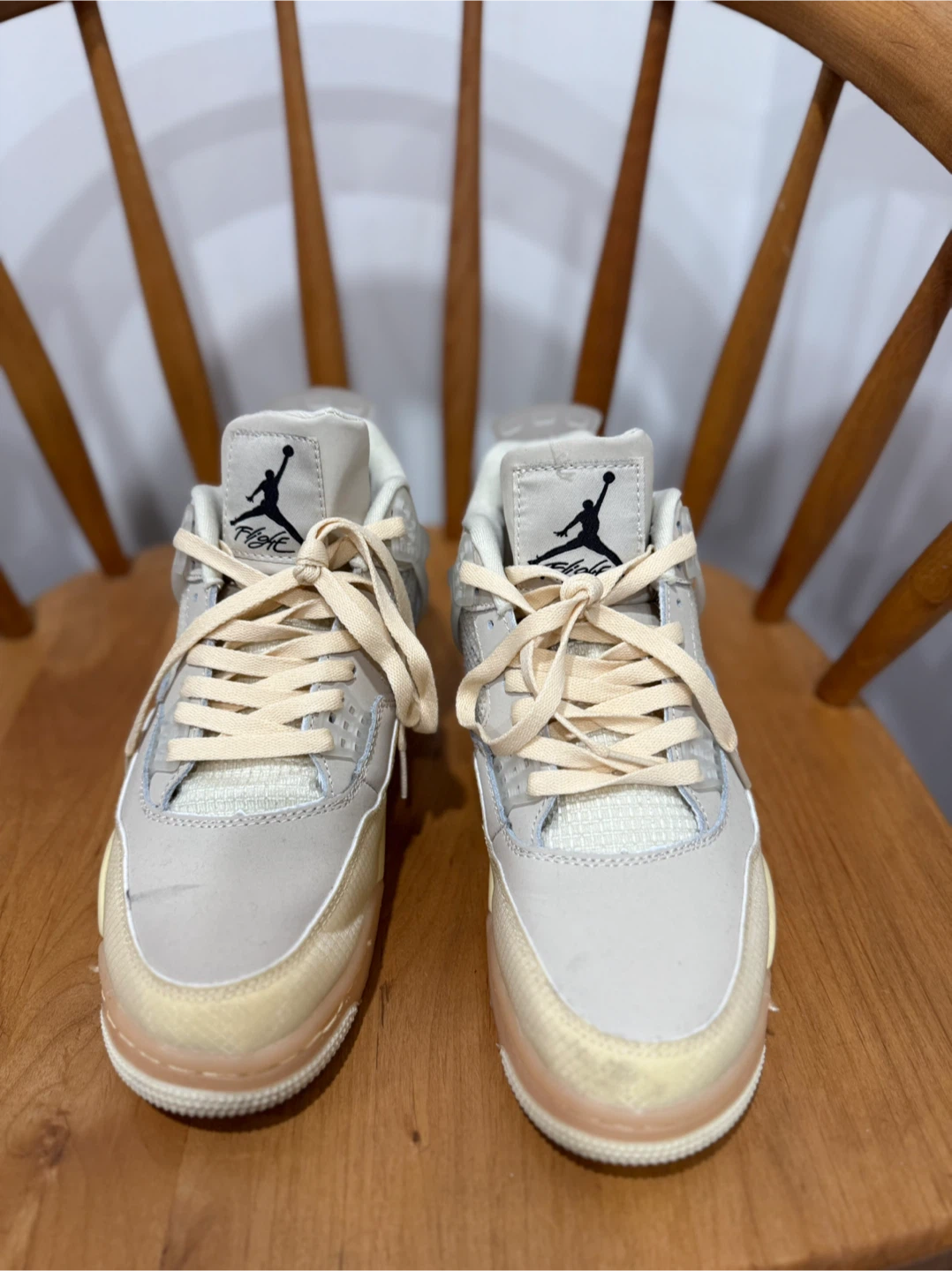 Nike Air Jordan 4 Retro Off-White Sail US “8.5” size - photo 4