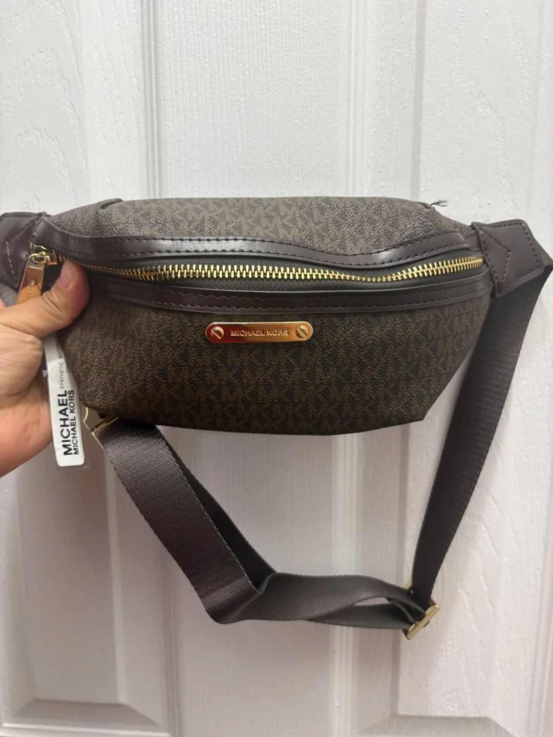 Michael Kors Brown Belt Bag image indicator(3)