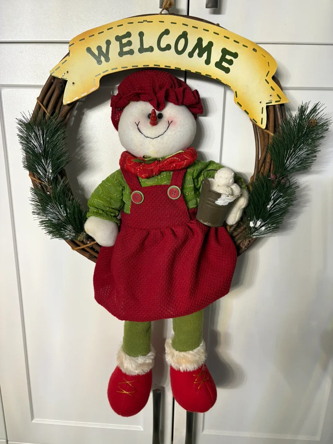 Holiday / Christmas wreath NWT ret $125 image indicator(3)