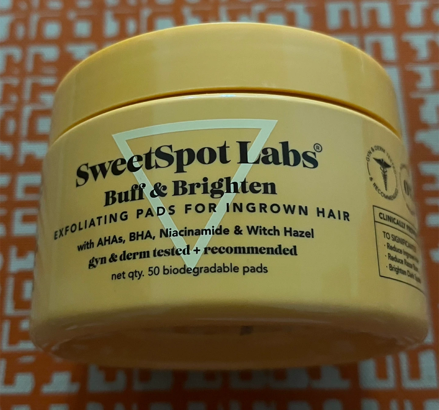 SweetSpot Labs Buff & Brighten Exfoliating Pads
